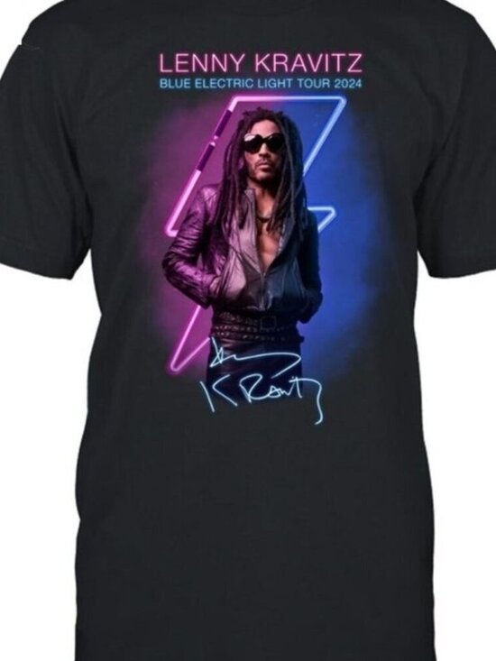Brandi Other - Lenny Kravitz Blue Electric Light Tour 2024 Retro Music Fan Collector Classic 30